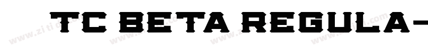 台北黑体 TC Beta Regula字体转换
